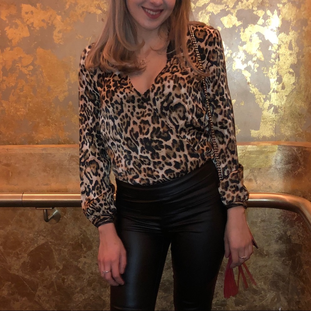 Leopard Print Body Suit